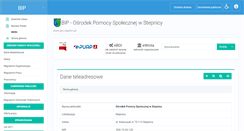 Desktop Screenshot of bip.ops.stepnica.pl